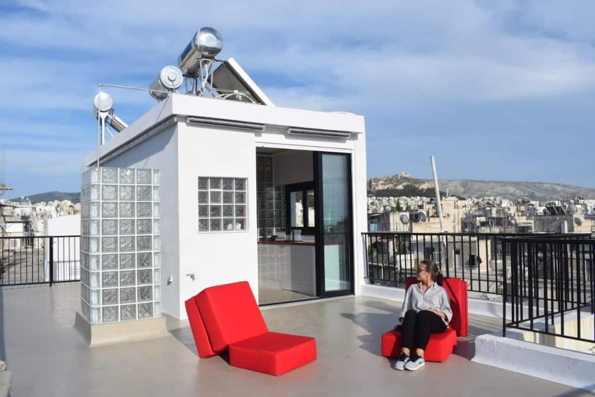 Rooftop Studio Breathtaking Views By Ghh Aten Exteriör bild